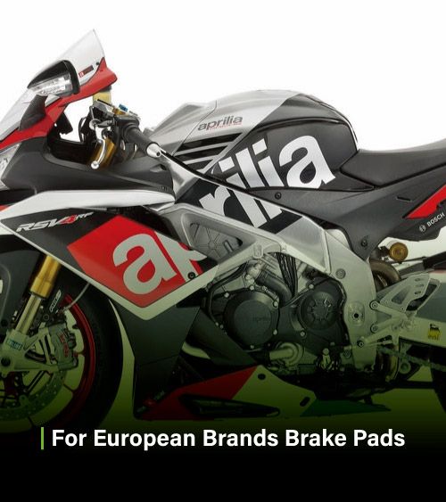 For European brands brake pads with ELIG