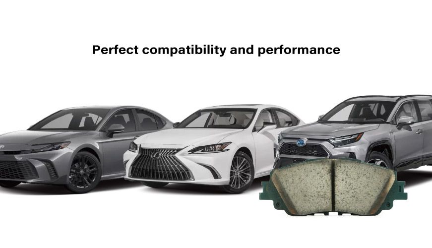 Diseñadas y desarrolladas específicamente para el sistema de frenos de automóviles TOYOTA y LEXUS, incluyendo modelos populares como Corolla, Camry, RAV4, Prius, RX, NX, UX, ES, etc., cubriendo diferentes años y configuraciones de modelos, perfecta compatibilidad y excelente rendimiento.