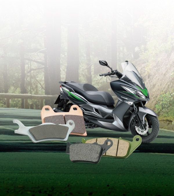 Motorcycle disc brake pads
