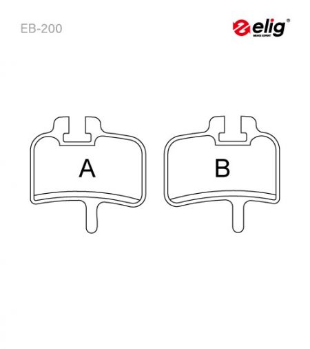 Mga pad ng disc brake ng bisikleta para sa HAYES HFX-9, HFX-Mag, MX-1