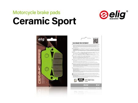 Motorcycle 'Ceramic Carbon Sport' Brake Pads.