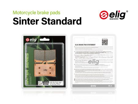 Má phanh xe máy 'Tiêu chuẩn hợp kim sintered'.