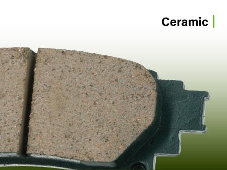 Ceramic brake pads.